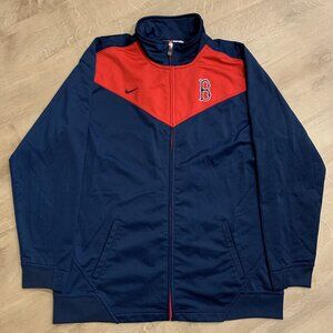Vintage Y2K Nike Team MLB Boston Red Sox Track Jacket Youth Boys XL Full Zip